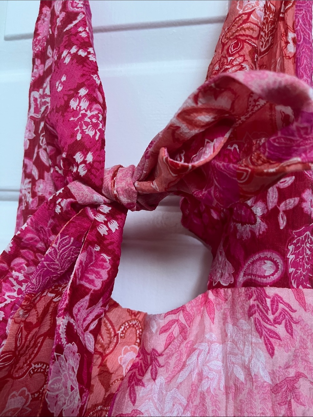 Pink Patterned Romper - Picture 3 of 9